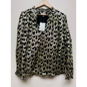 Gibson Latimer Metallic Top Viscose Sz XXL Womens NWT